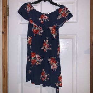 Off The Shoulder Floral Dress